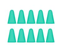 10 tappi per pennini antiscivolo, professionali, resistenti ai graffi, pratici e silenziosi, per penne con punta della penna, colore: verde menta