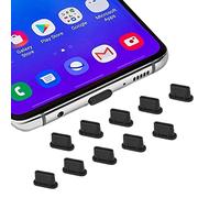 10 tappi per porta USB C, protezione antipolvere per iPhone 16 15 Pro Max, Samsung Galaxy S24, S23, S22 Ultra S21 FE S20, Note 20, Tab A8 S8, tutti i dispositivi di tipo C e MacBook Laptop