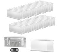 10 Targhette Nome Magnetiche per Abbigliamento in Alluminio - Doppio Sistema Magnete e Spilla (72 x 32 mm) - Per Ufficio, Scuola, Eventi