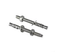 10 tasselli resistenti in acciaio inossidabile 304, perni di espansione antiruggine, per montaggio affidabile su muratura, mattoni e cemento negli edifici (M8 x 90)