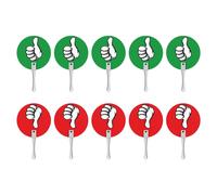 10 tavolette risposte vero falso paddle Sì No paddle per eventi in aula di