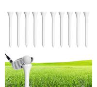 10 Tee Da In Legno Per La Pratica E L'allenamento, Chiodi A Sfera Durevoli Con Elevata Durezza, Adatti Per Driving Range E Trainer Per Colpire, Leggeri E Portatili, Attrezzatura Essenziale Per Go