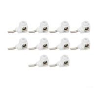 10 terminali da 25 mm2 per connettori per scatola di distribuzione interruttore busbar, morsettiere 63A corrente nominale guscio in plastica, collegamento terminale organizzato per quadri elettrici