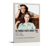 10 Things I Hate About YouDipinti decorativi impermeabili e antimacchia Poster ad alta definizione adatti per molteplici scenari in soggiorno, camera da letto e ufficio, stile cornice, 20 x 30 cm