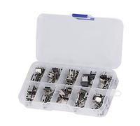 10 Tipi di Connettori USB di Tipo C, Terminali Usb Femmina da 100 Pezzi Connettore A Spina Jack Riparazione A Saldare Set di Assortimento di Adattatori Usb-C di Ricambio, per Computer, Cd Usb