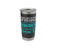 10 Tipi di persone che conoscono binario che non programmatori Bicchiere termico in acciaio inox doppia parete