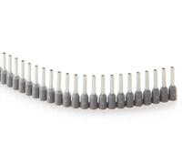 10 tiras de 50 manguitos grises de 0,75 mm² x 8 mm para QUADRO Plus