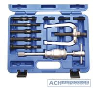 10-tlg. Foro Cuscinetto Interno Set Estrattore Con Martello Scorrevole, Spina,