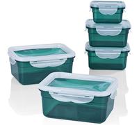 10-tlg GOURMETmaxx Contenitori per Alimenti Set Clic-It Scatole Congelatore