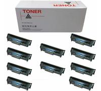 10 TONER HP Q2612A 12A CANON 703 FX10 COMPATIBILI NO OEM BK NERO 2000 pagine