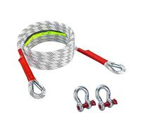 10 Tonnellate 3 Metri Cavo Di Traino For Auto Cavo Di Traino Fune For Strappo Cavo Di Trazione For Rimorchio For Auto Gancio For Cinghia Fuoristrada Verricello For Camion