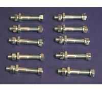 10 Top Post Batteria 5/16 " -18 Doppio Filettato Terminal Bullone Per Add Su