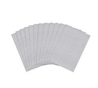 10 toppe autoadesive in fibra di vetro per riparazione schermo, 18 x 13 cm, nastro a rete grigio per finestre, porte, tende e piscine