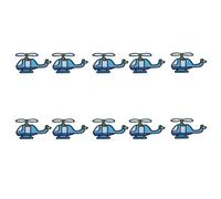 10 Toppe Termoadesive Per Ricamo Auto Dei Cartoni Animati Per Abbigliamento Per Bambini Jeans Zaini Borse Cappelli Accessori Da Cucire Per Veicoli Dei Cartoni Animati Termoadesive