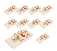 10* Trappola per Topi Trappole Topi in Legno Trappola per Topi Riutilizzabile per casa