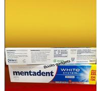 10 Tubetti Mentadent White System Original Dentifricio Denti più Bianchi 100ml
