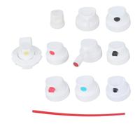 10 ugelli a prova di perdite per spruzzatori di graffiti, punte di ricambio multi ugello frontale per progetti artistici artigianali