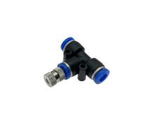 10 ugelli atomizzatori per nebulizzazione da 6 mm, connettore a sgancio rapido, sistema di raffreddamento 0,1 mm-0,5 mm (0,1 mm, blu nero)