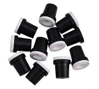 10 ugelli per sabbiatrice in ceramica, 2-3,5 mm, punte di ricambio per serbatoi di sabbiatura da 5 galloni, rivestimento in plastica bianca e nera, attrezzatura da officina (3,5 mm)