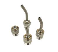 10 ugelli refrigeranti in acciaio inossidabile 304 regolabili ad alta pressione per tornio per intaglio di gioielli, fresatura, taglierina per tu 3/8" Diameter 16.2mm(0.64in) Tube length 35mm(1.38in)