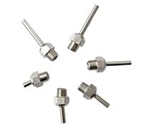 10 ugelli refrigeranti in acciaio inossidabile 304 regolabili ad alta pressione per tornio per intaglio di gioielli, fresatura, taglierina per tubi indust Straight pipe Aperture6.0mm 1/2"-length100mm