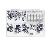 10 Valori totali 140 Pezzi 50V SMD Kit condensatore elettrolitico 1uF 2.2uF 3.3uF 4.7uF 10uF 22uF 33uF 47uF 100uF 220uF