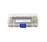 10 Values Each 50pcs 0.1uF-10uF 104~106 50V Multilayer Ceramic Capacitor Assorted Kit Assortment Set with Storage Box AUOQKQUT