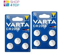 10 VARTA Cr2016 Litio Batterie a Bottone 3V No Mercury Exp 2033 Cina 5Bl Nuovo