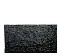 10 Vassoi ardesia nera sintetica Rock 30x16 cm grande