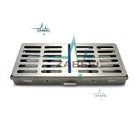 10 Vassoio Cassetta Rack Sterilizzazione Autoclave Dentale per 7 Strumenti di ZI