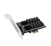 10 velocità dell'adattatore di espansione PCIe del porto 6Gbps per l'hardware di espansione della scheda del convertitore dell'espansore di stoccaggio