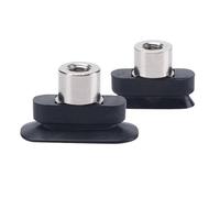 10 ventose pneumatiche ZP2 ovali e lunghe da 5 x 10 mm e 1,5 x 10 mm, ellittiche, di uso industriale, per accessori di manipolatori (ZP2-6x20WN)