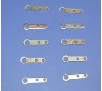 10 Vintage Orologio da Parete Supporto Appendiabiti Piccolo 3.3cm Acciaio