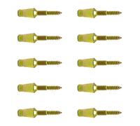 10 viti a prova di manomissione per cerniere di porta, ad alta resistenza, viti di sicurezza aggiornate per rafforzare la sicurezza