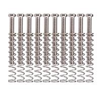 10 viti di montaggio per pickup a doppia bobina e molle Humbucker Pickup Viti di altezza Accessori per chitarra elettrica Humbucker Pickup Viti con molle Accessori per chitarra elettrica