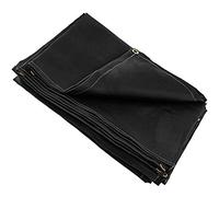 10 x 10 FT Coperta Nera per Saldatura 305 x 305 cm Coperta in Fibra di Vetro Coperta Ignifuga per Servizio Pesante per Appendere e Proteggere Facilmente da Scintille e Schizzi