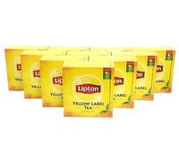 10 x 100 Lipton Bustine Tè Nero Giallo Label Té Nero