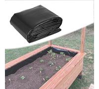10 x 12 m Stagno Liner Pesce Sicuro Resistente ai raggi UV 0,12 mm Spessore membrana nera per esterni Acqua Giardini Stagno Film preformato per 3x10m & 6x12m stagni