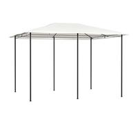 10 x 13 ft Outdoor Patio Canopy Tent, Heavy Duty Steel Frame Gazebo for Party, Cream 160 g/m² Fabric Shade Shelter, Easy Pop Up Portable Sun Protection for Beach Camping