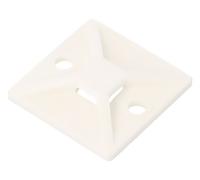 10 x 151-00324 supporto avvitabile poliammide bianco fascette HELLERMANNTYTON