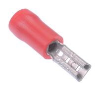 10 x 2.8mm Rosso Femminile Doppio Connettore Arricciato Terminale