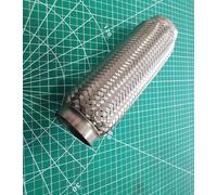 10 " x 2 " Scarico Intrecciato Flessibile Tubo Acciaio Inox Giunto 250 x 51