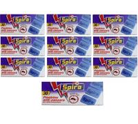 10 x 30 pz Piastrine Antizanzare Spira Elettroemanatore Universale 300 totali