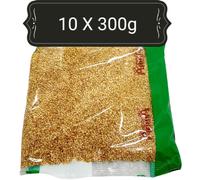 10 X 300 GRAMMI SEMI DI SESAMO TOSTATI BIANCHI VEGETARIANI VEGANI