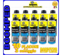 10 X 300ML BARDAHL prodotto chiudi falle buchi radiatore SYSTEM STOP LEAK 10BD11