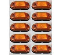 10 x 4 LED 24V Indicatore Laterale Ambra Luci per Camion Rimorchio Man Renault