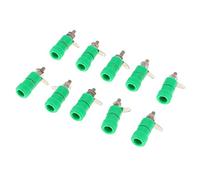 10 x 4 mm spina a banana presa a banana connettore verde