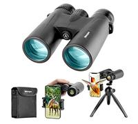 10 x 42 binocolo compatto per adulti con HD visione chiara e deboli Light Vision - Adorrgon ad alta potenza e portatile binocolo per bird watching caccia Scenery concerti sport