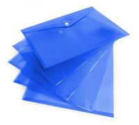10 x 5 Star A4 Borchie Documenti Portafoglio - Polipropilene Traslucido Busta -
