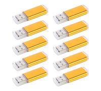 10 x 512 Mb Memory Stick Usb Flash Drive Usb Flash Drive Usb 2.0 Gold W9H43164